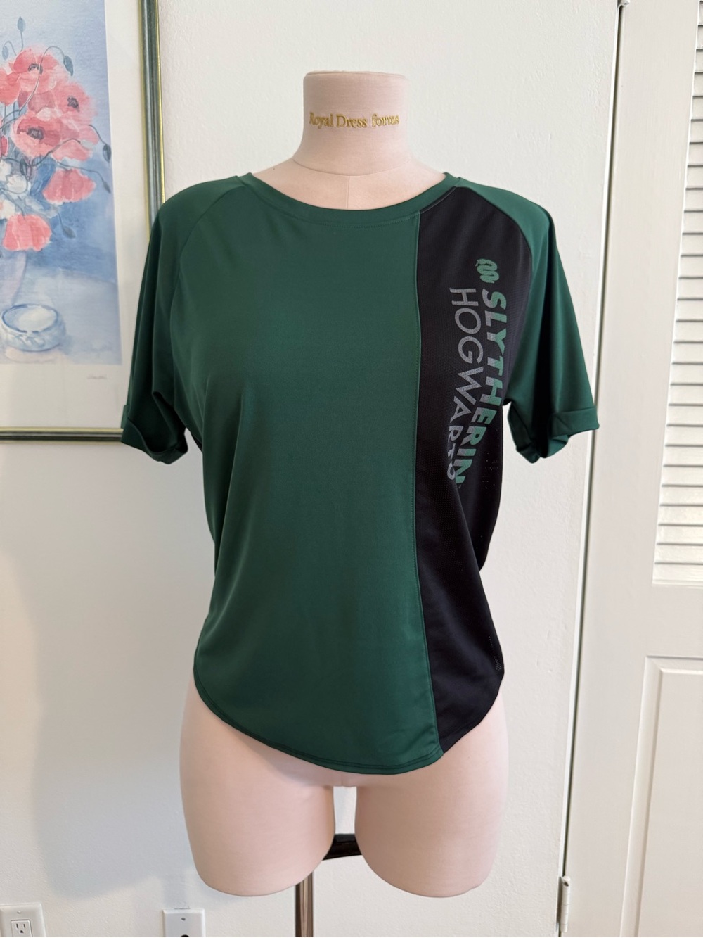 Slytherin Short Sleeve Sports Top